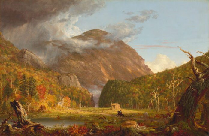 A View of the Mountain Pass Called the Notch of the White Mountains (Crawford Notch), 1839 by Thomas Cole