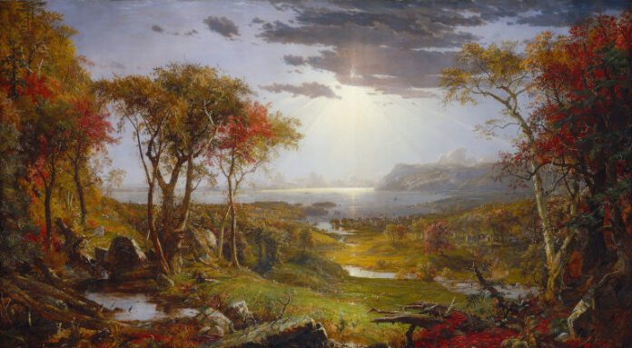 Autumn - On the Hudson River, 1860 by Jasper Francis Cropsey