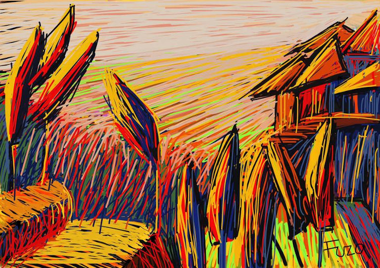 Artwork by Fuza "Fields #5"