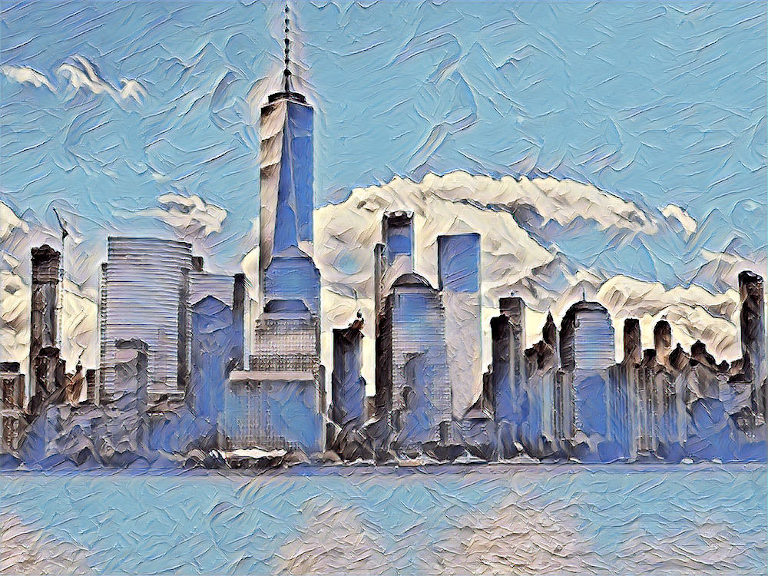 Artwork by Max Kutz "Hudson river #1"