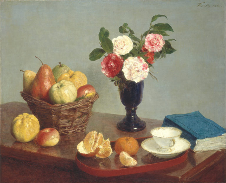 Still Life, 1866 by Henri Fantin-Latour