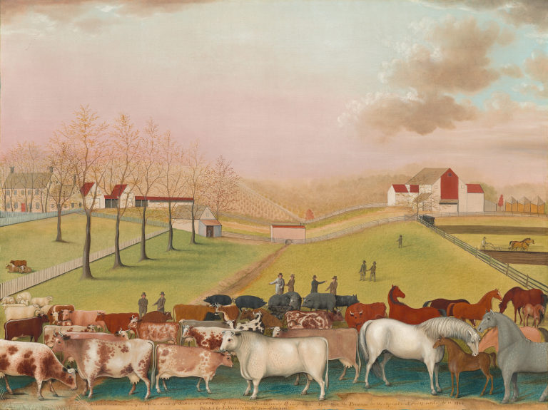 The Cornell Farm, 1848 by Edward Hicks