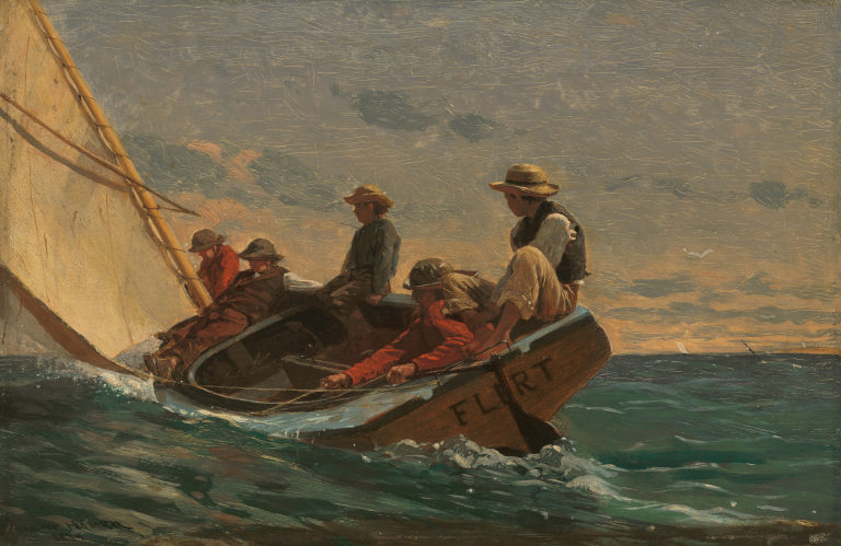 The Flirt, 1874 by Winslow Homer