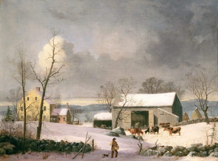 Winter in the Country, c. 1858 by George Henry Durrie