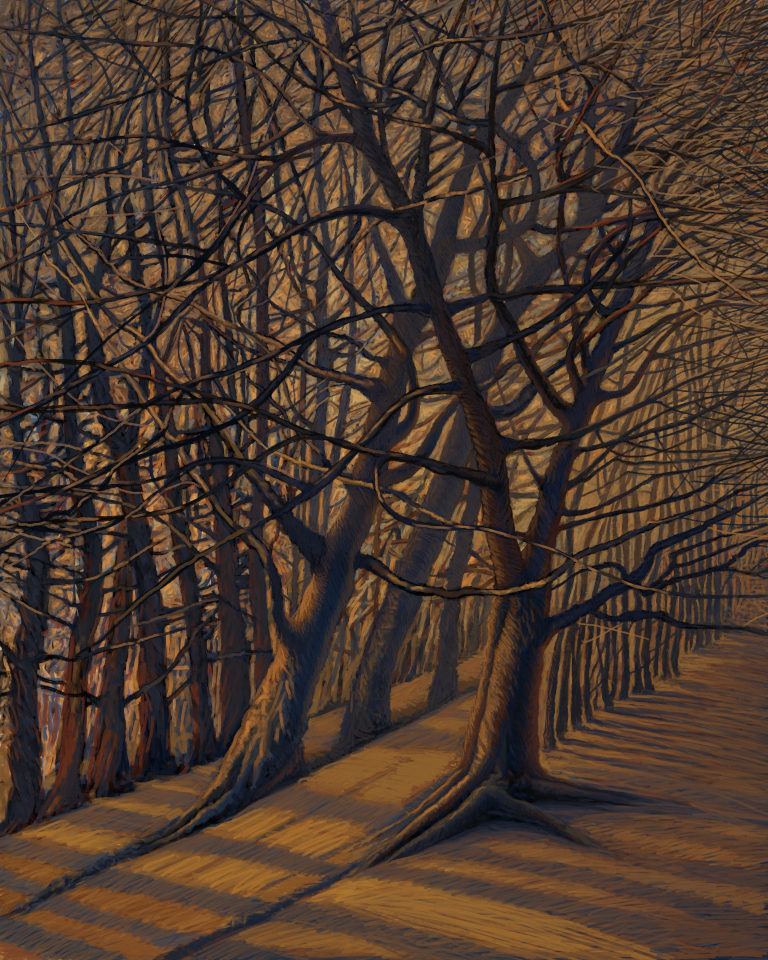 Artwork by Fuza "Woods #1"