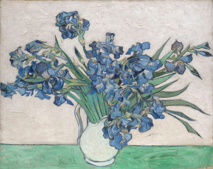 Paintings Irises by Vincent van Gogh