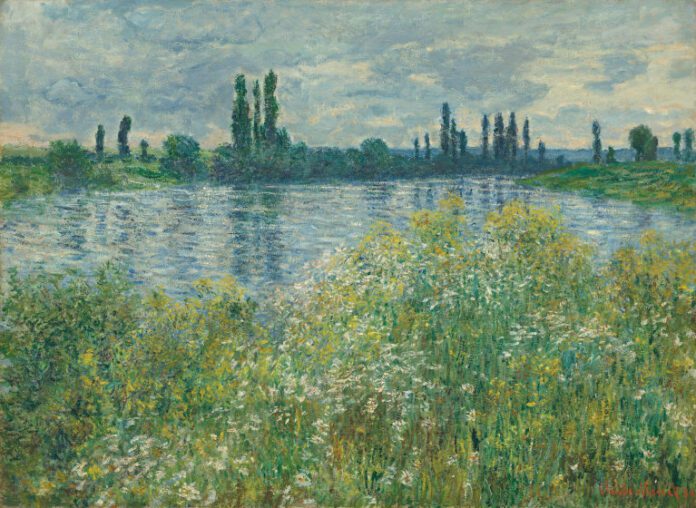 Banks of the Seine, Vétheuil, 1880 by Claude Monet