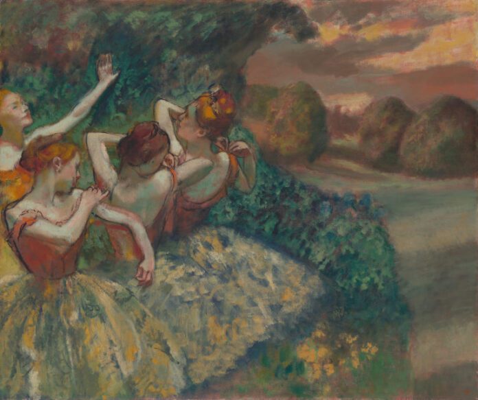 Four Dancers, c. 1899 by Edgar Degas