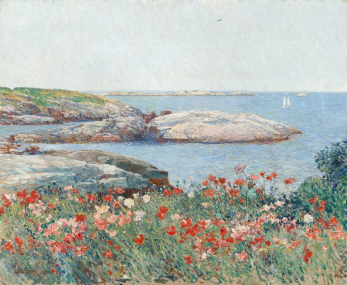 Poppies, Isles of Shoals, 1891 by Childe Hassam