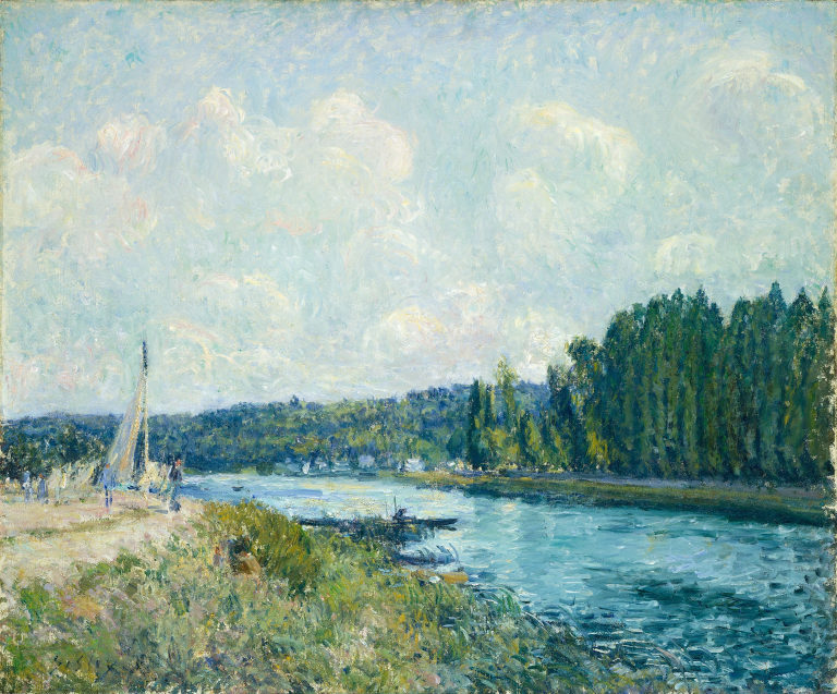 The Banks of the Oise, 1877/1878 by Alfred Sisley
