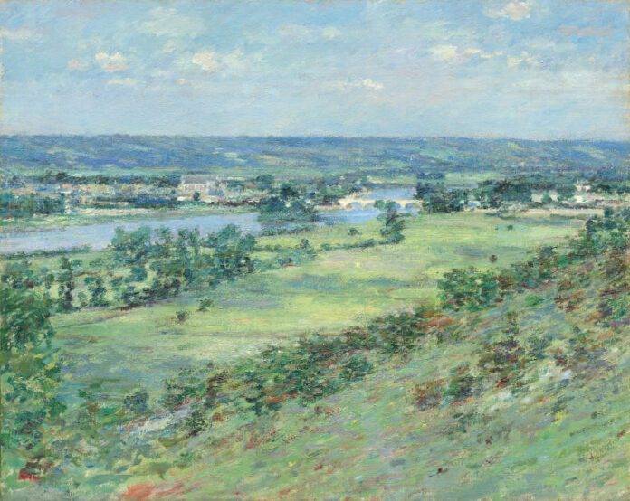 The Valley of the Seine, from the Hills of Giverny, 1892 by Theodore Robinson
