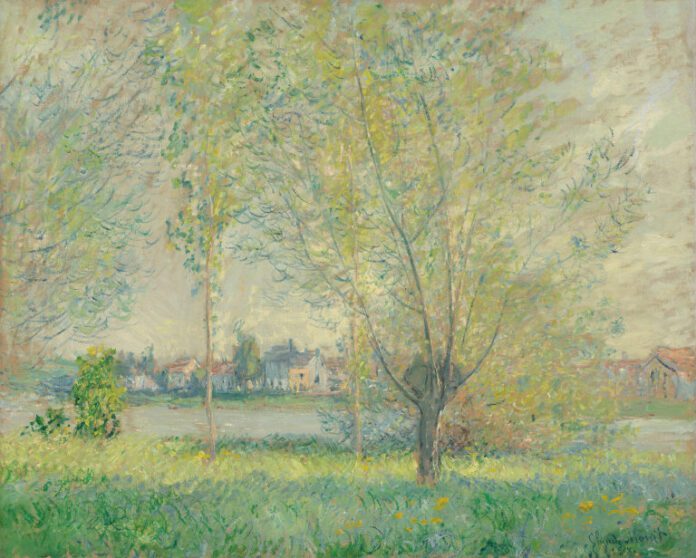 The Willows, 1880 by Claude Monet