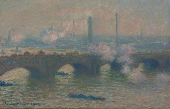 Waterloo Bridge, Gray Day, 1903 by Claude Monet