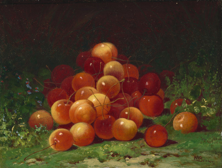 Mound of Cherries, William Mason Brown (painter) American, 1828 - 1898