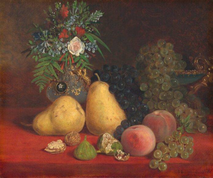 Still Life, 1868 by John O'Brien Inman (painter)