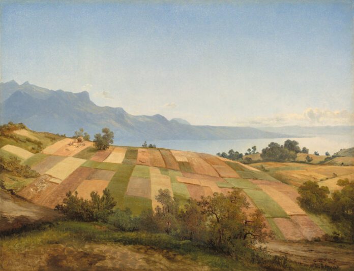 Swiss Landscape, c. 1830 by Alexandre Calame (painter)