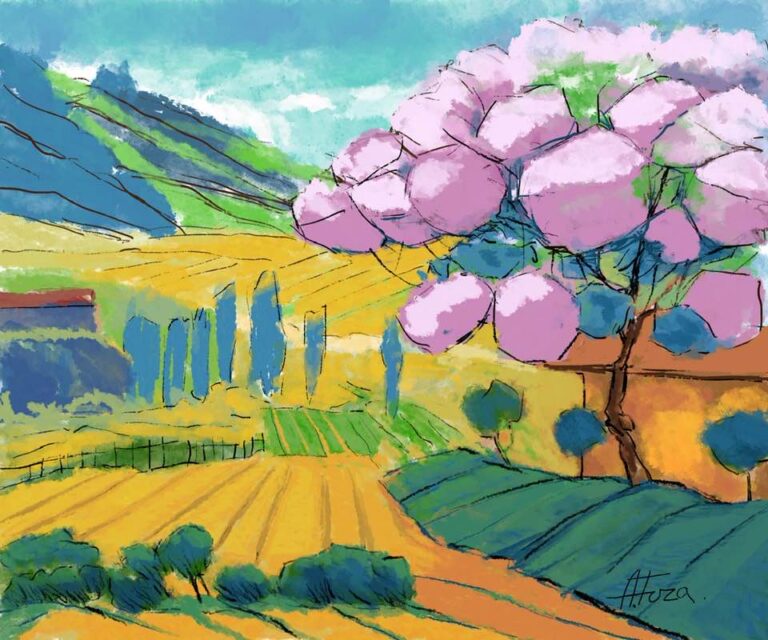 Spring Digital Painting by Alexander Fuza